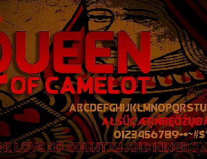 Queen of Camelot font