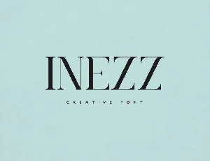 Inezz font