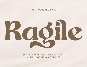 Ragile font