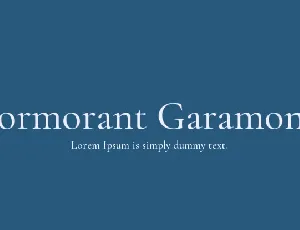 Cormorant Garamond Family font