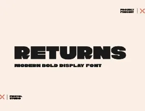 Returns font