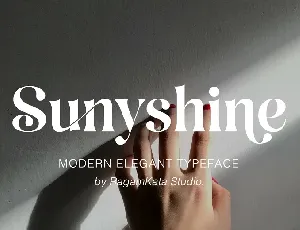 Sunyshine font