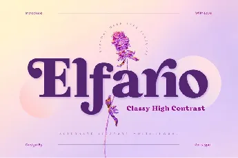 Elfario font