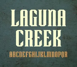 Laguna Creek font