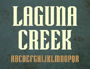 Laguna Creek font