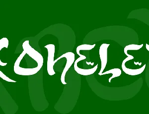 Kohelet font