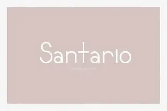 Santario Serif font