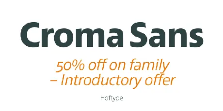 Croma Sans Family font