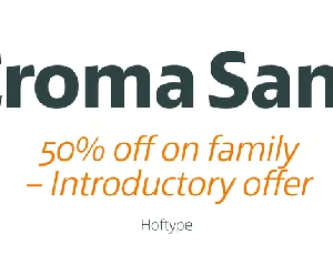 Croma Sans Family font