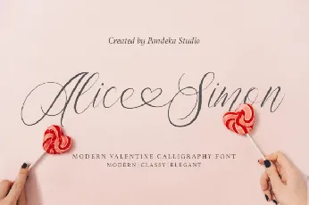 Alice Simon Typeface font