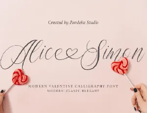 Alice Simon Typeface font