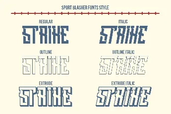 Blasher DEMO font