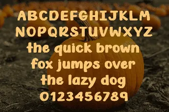 Chonky Pumpkin font