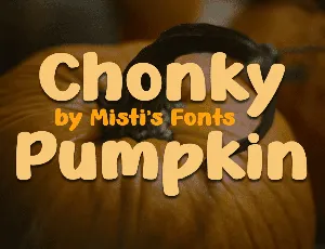 Chonky Pumpkin font