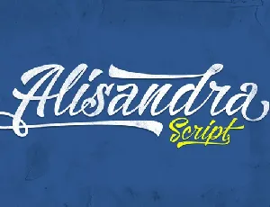 Alisandra Script Free font