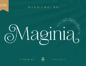 Maginia font