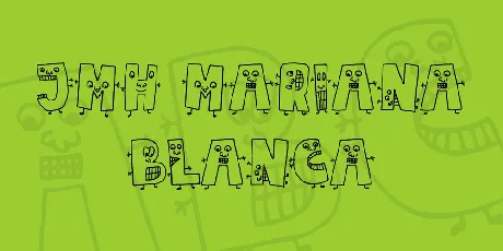 JMH Mariana Blanca font