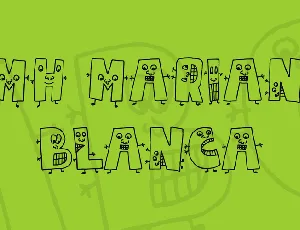 JMH Mariana Blanca font