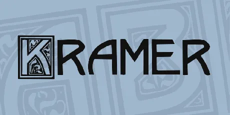 Kramer font