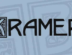 Kramer font