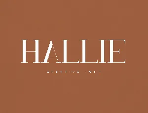 Hallie font