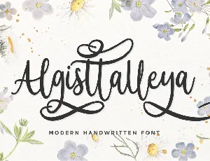 Algisttalleya font