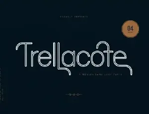 Trellacote Sans Serif font