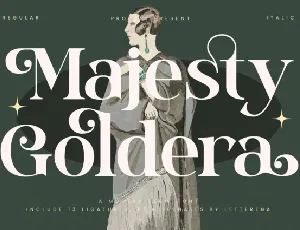 Majesty Goldera font