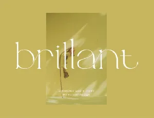 Brillant Typeface font