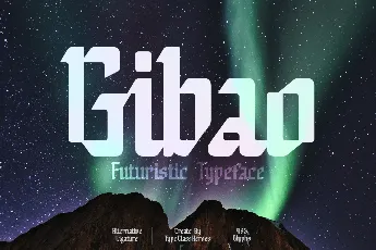 Gibao DEMO font