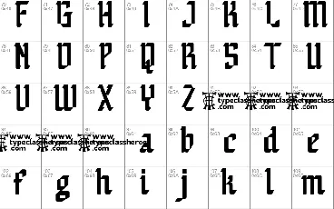 Gibao DEMO font