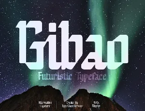 Gibao DEMO font