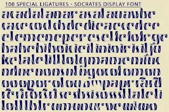 Socrates Display font