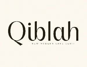 Qiblah font