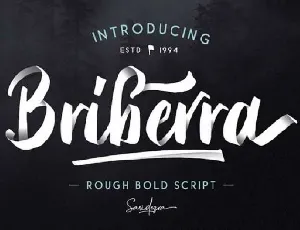 Briberra Script Free font