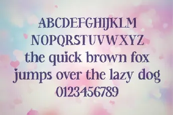 Be My Glittertine font