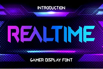 Realtime Gamer - Personal Use font