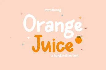 Orange Juice font