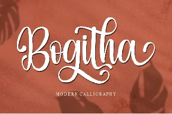 Bogitha - Personal Use font