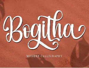 Bogitha - Personal Use font