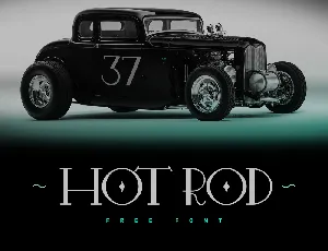 Hot Rod font