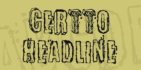 Certto Headline font