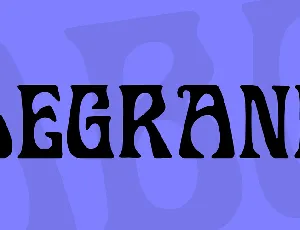 Legrand font