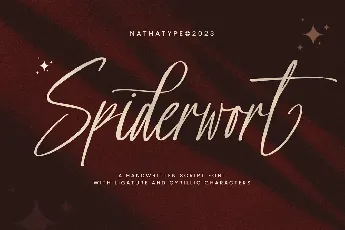 Spiderwort font