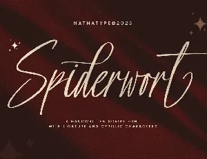 Spiderwort font