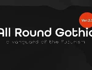 All Round Gothic Family font