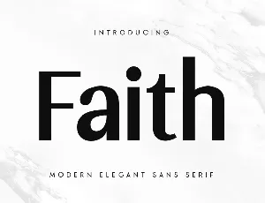 Faith font