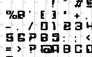 Warpixes font