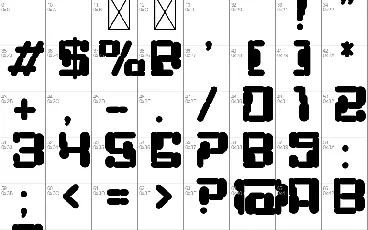 Warpixes font