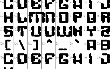 Warpixes font